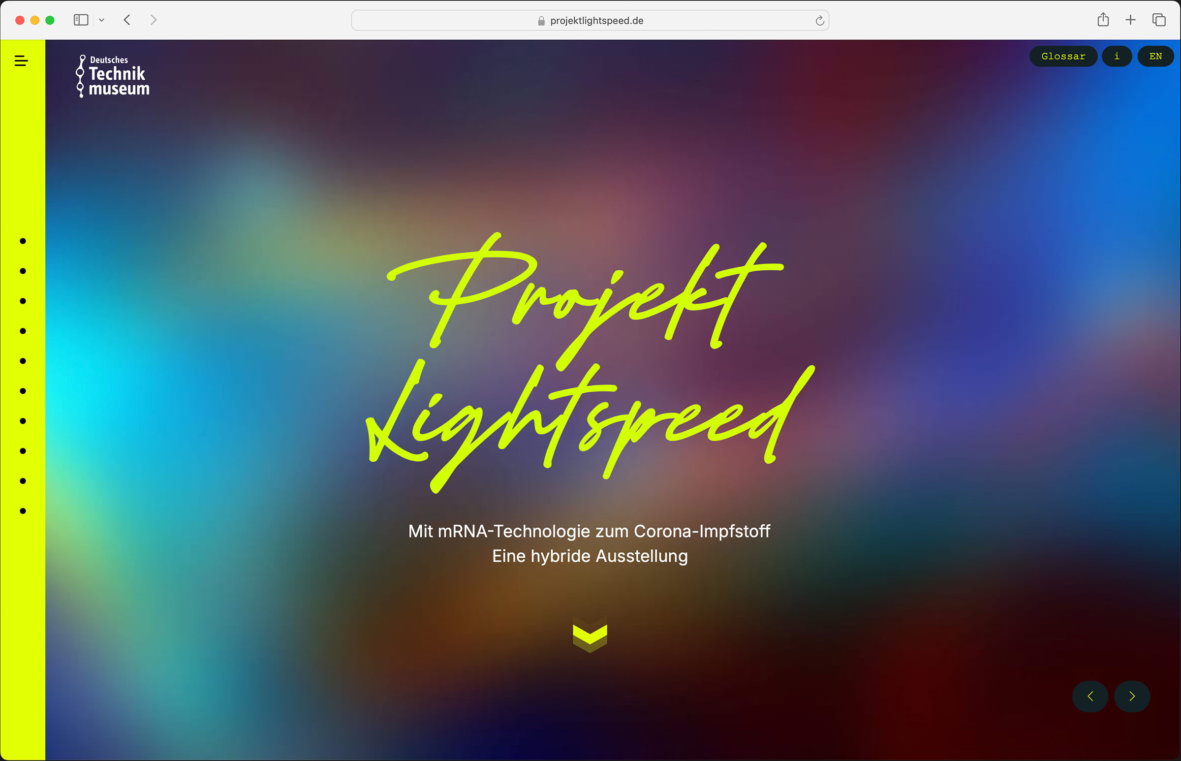 C4 Berlin "Project Lightspeed" Website